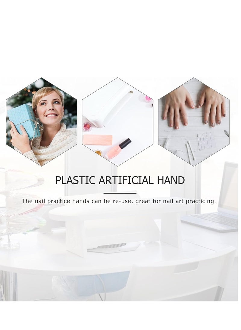 globalstar Globalstar Bendable Manicure Practice Hand - Realistic Fake Hand Model for Nail Art Training  - Image 5