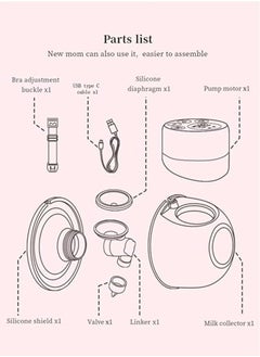 Golau Wearable Electric Breast Single Pump Hands Free  - Image 5