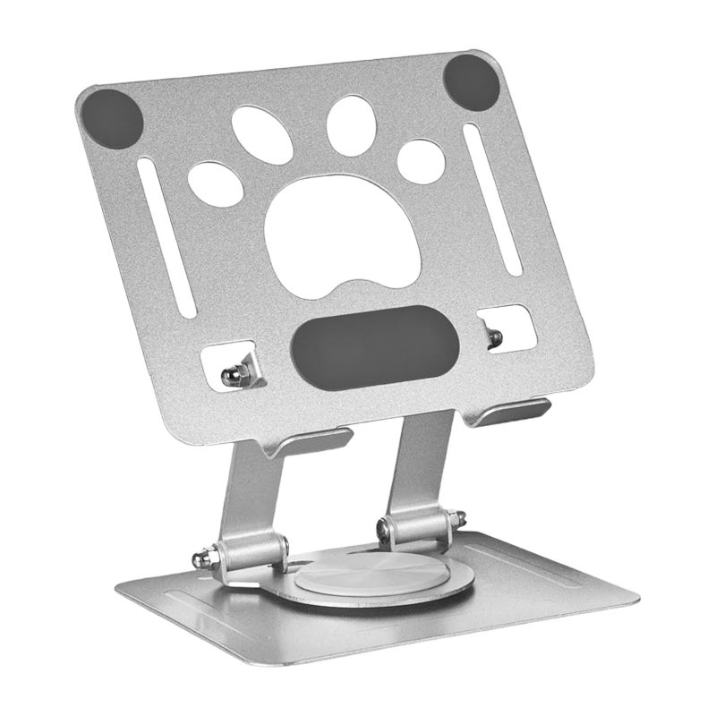 Gold Foldable Laptop Tablet Stand Portable Adjustable 360 Degree Rotatable Bracket - Image 2