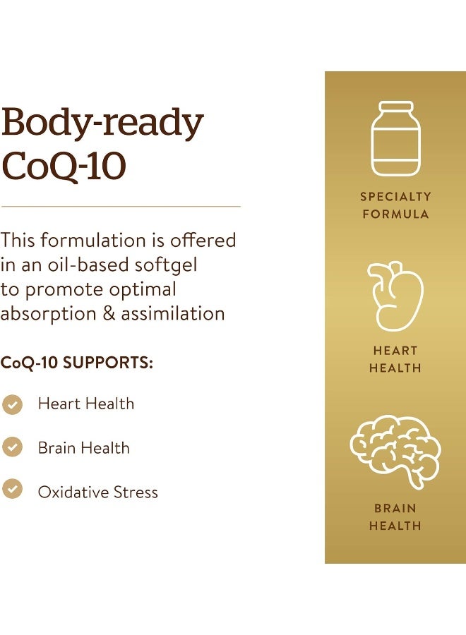 Solgar Coq10 600 MG Softgels 30'S - Image 5