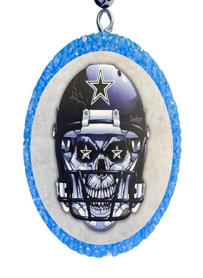 Lashicorn Pro Football Sports Teams Texas Freshie Cardstock Cutouts | 24pk 3” Rounds Mixed Manly Dad Cowboys Drink Bag Inserts - Image 4