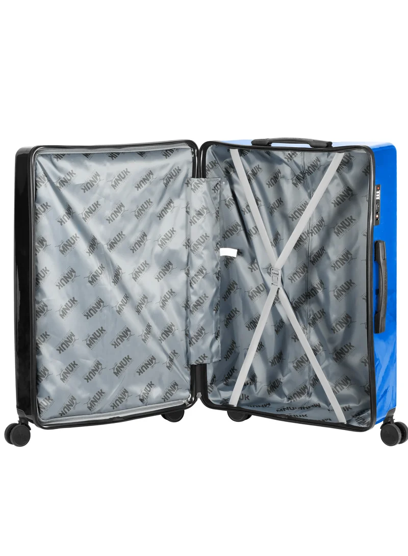 MNUK SWAGGER 24inch Luggage| Polycarbonate and ABS Hardside Trolley| Double 360Â° 4 Wheeler| PB