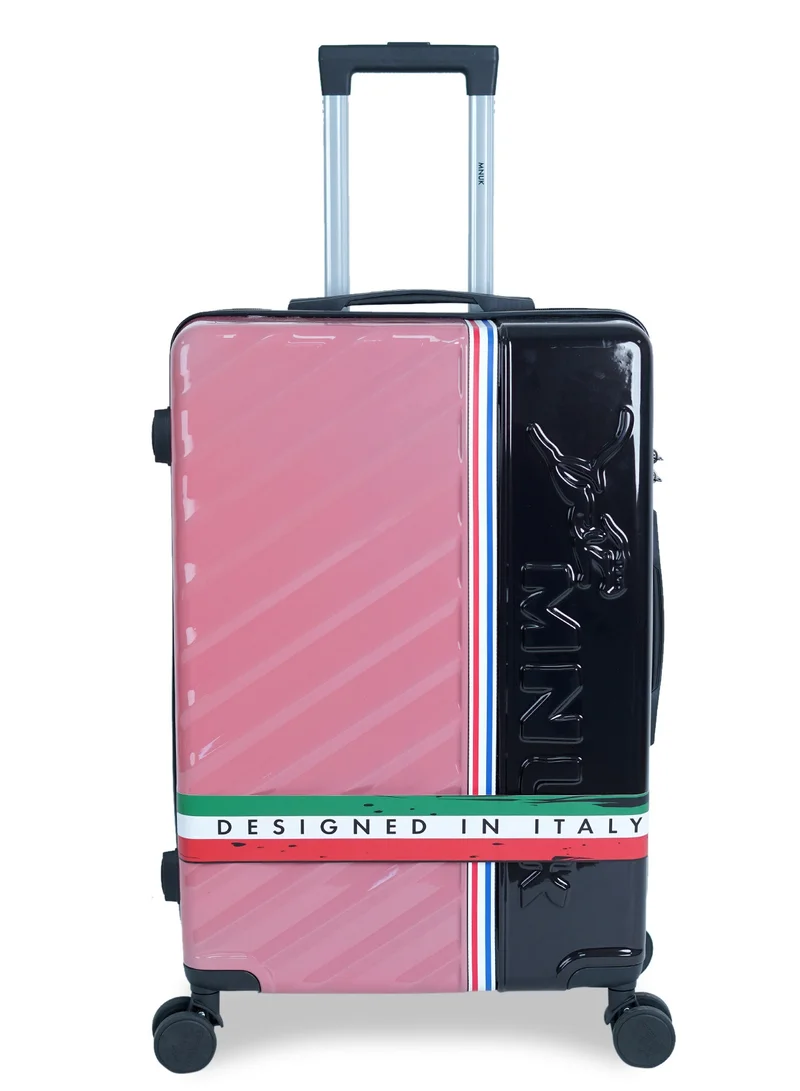 MNUK SWAGGER 24inch Luggage| Polycarbonate and ABS Hardside Trolley| Double 360Â° 4 Wheeler| PB-Multicolor