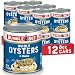Bumble Bee Premium Select Whole Canned Oysters 8 oz Cans Pack of 12  Ready to Eat  14g Protein per Serving  Gluten Free - Image 2