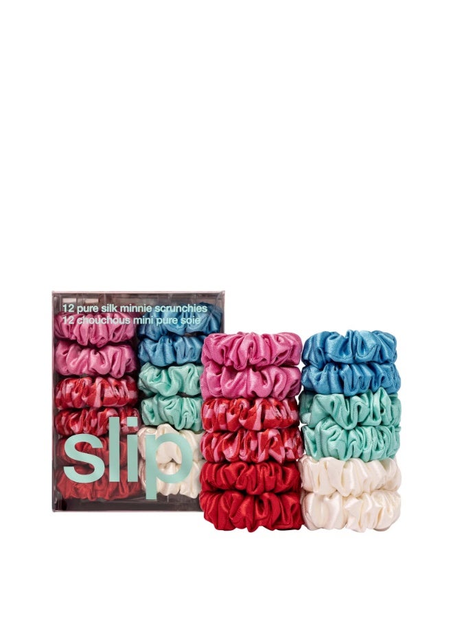 Slip Pure Silk minnie scrunchies - sundown - Image 1