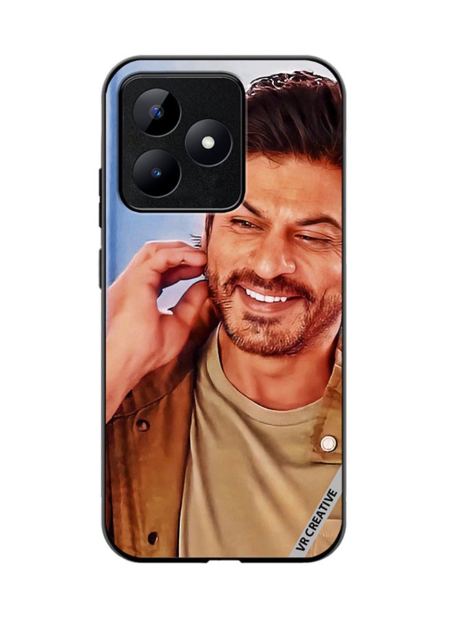 Protective Case Cover For Realme C53 Bollywood Actor Shahrukh Khan Design Multicolour