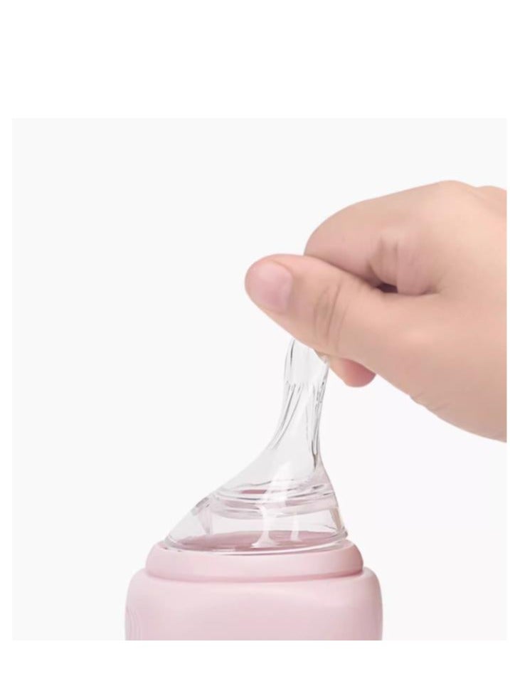 Newborn Baby Drop Resistant And Anti Bloating Straw Bottle Gift Box Set - Image 4