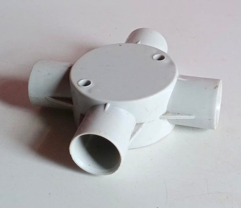 Electrical Junction Box 4 Way 34 Height 35 mm Grey 6 Pcs  - Image 5