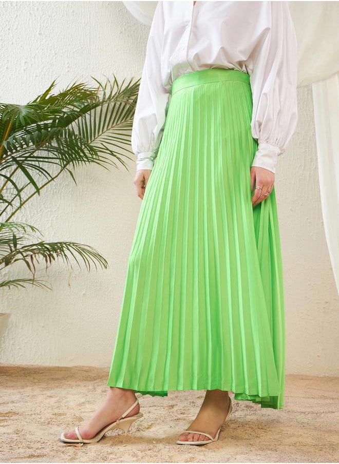 Pleated A-Line Satin Maxi Skirt - pzsku/ZDFE9DC0AEF032E4FCAF2Z/45/_/1730198049/db6c41cc-5533-4aba-b4fe-c1b3daf3c8ec