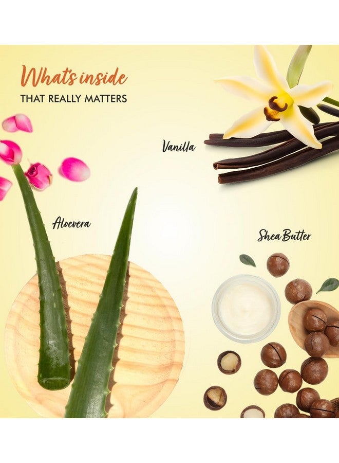 ذا لوف كو. غسول الجسم بالفانيليا الدافئة غسول الجسم النباتي 100% للنساء والرجال جل الاستحمام لبشرة ناعمة وناعمة 50 مل - Image 3