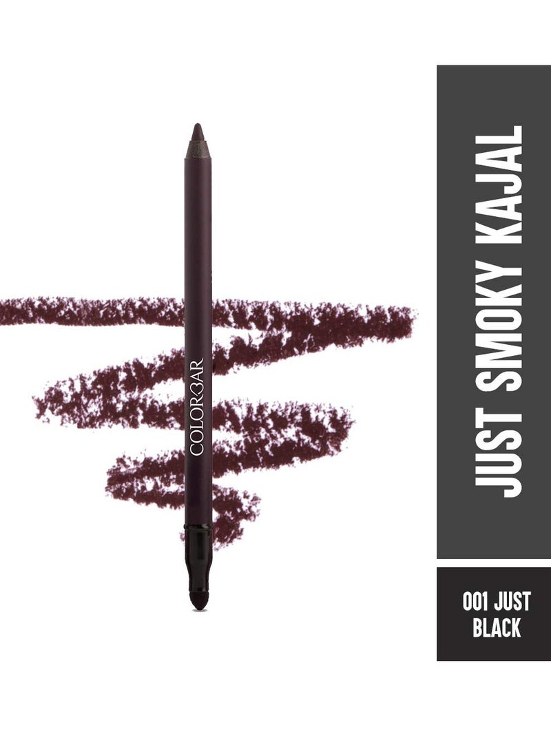 Colorbar Just Smoky Kajal Just Black 1.2g Matte - Image 2