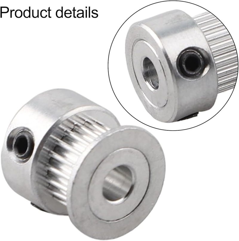 بكرة سير توقيت من سبائك الألومنيوم 2GT، 20 سنًا، عرض 6 مم، عبوة من 10 قطع لمحرك الطابعة ثلاثية الأبعاد - Image 3