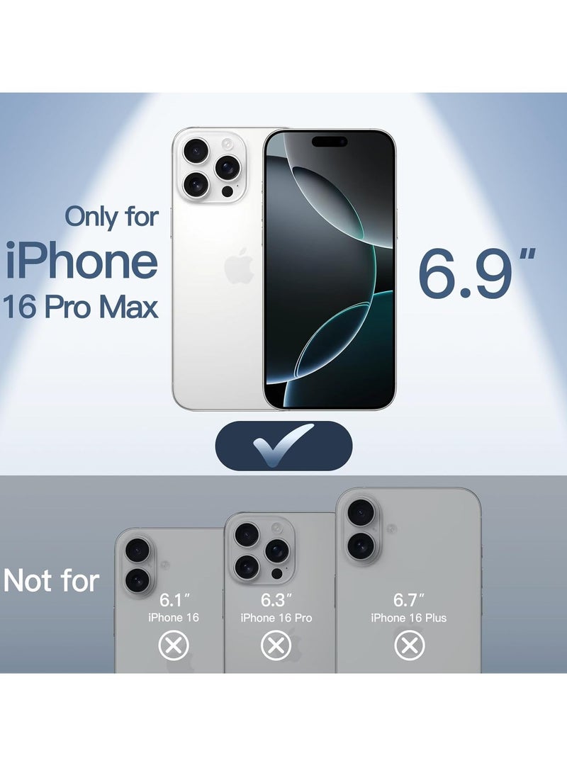 MUNTAQI Ultra-Slim 0.35mm iPhone 16 Pro Max Case (6.9 Inch) – Lightweight Matte Finish, Full Camera Protection, Minimalist Hard Cover (Frosted Clear) - Image 2