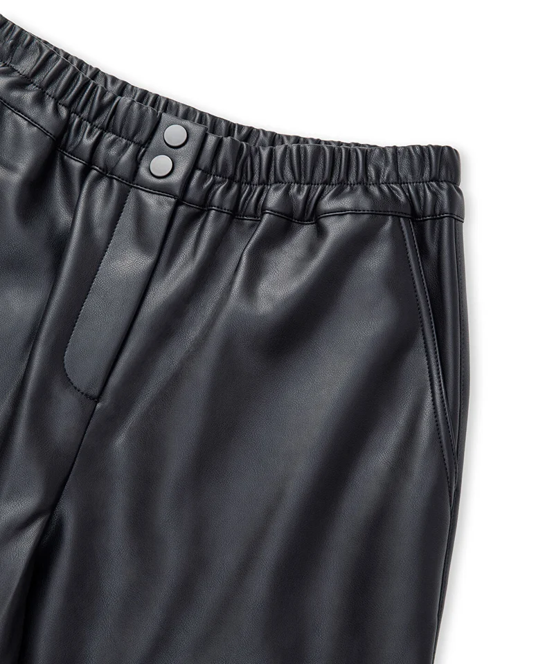 Ipekyol  Leather-Effect Carrot-Fit Trousers for Women | Best Price UAE