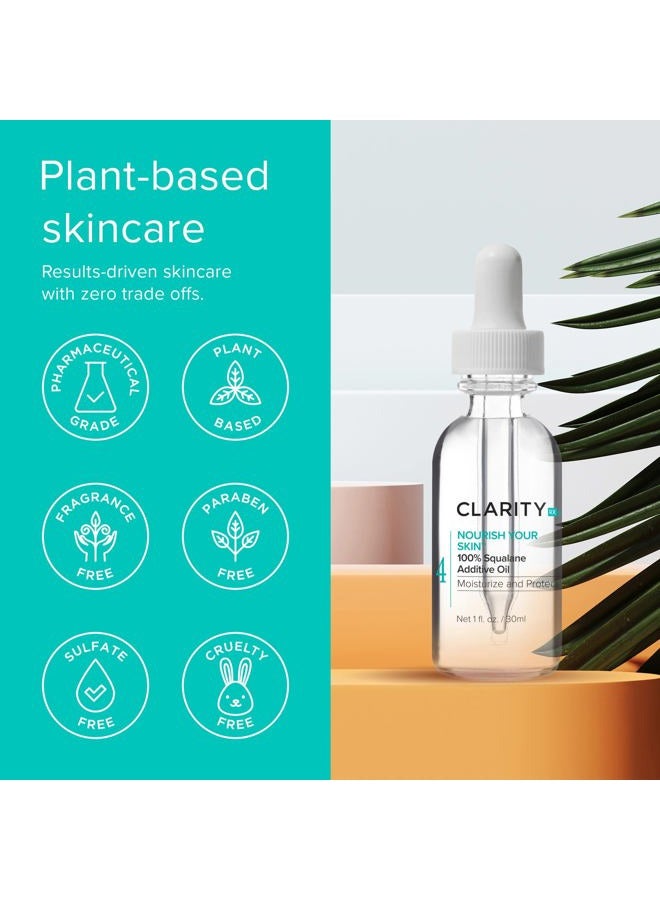 ClarityRx Nourish Your Skin 100% Squalane Oil for Face, Natural Plant-Based Moisturizing Facial Serum with Antioxidants for Dry Skin (1 fl oz) - Image 5