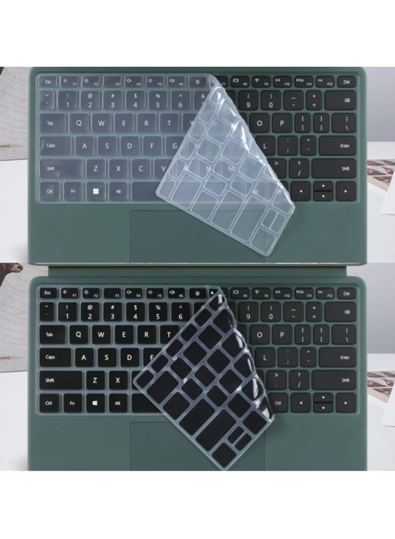 4-Piece Keyboard Film Compatible with Huawei MateBook E 2023 12.6-inch DRR-W76 Silicone TPU Laptop Keyboard Protective Case Skin Cover for Matebook E 2023