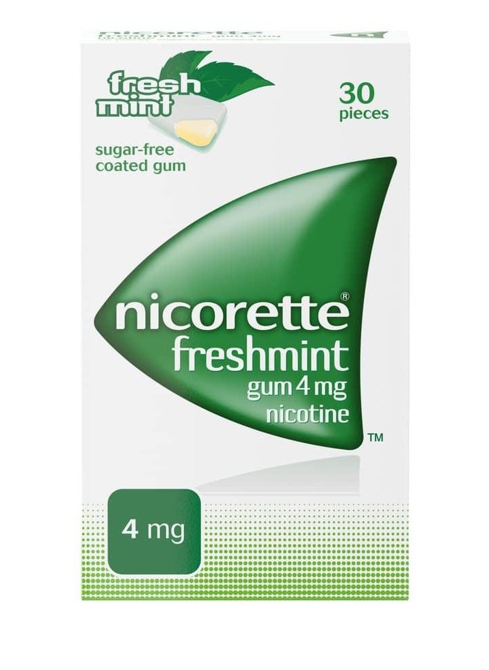 Fresh Mint - NICORETTE FRESHMINT 4MG  30S - Image 1