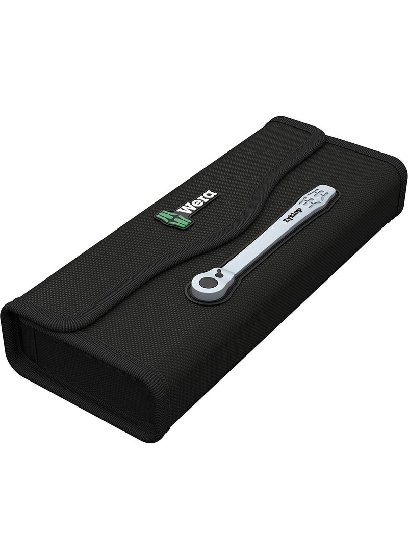 Wera 8100 Sb 8 Zyklop Metal Ratchet Socket Set Wrench Handle 3/8" drive Metric  - Image 3