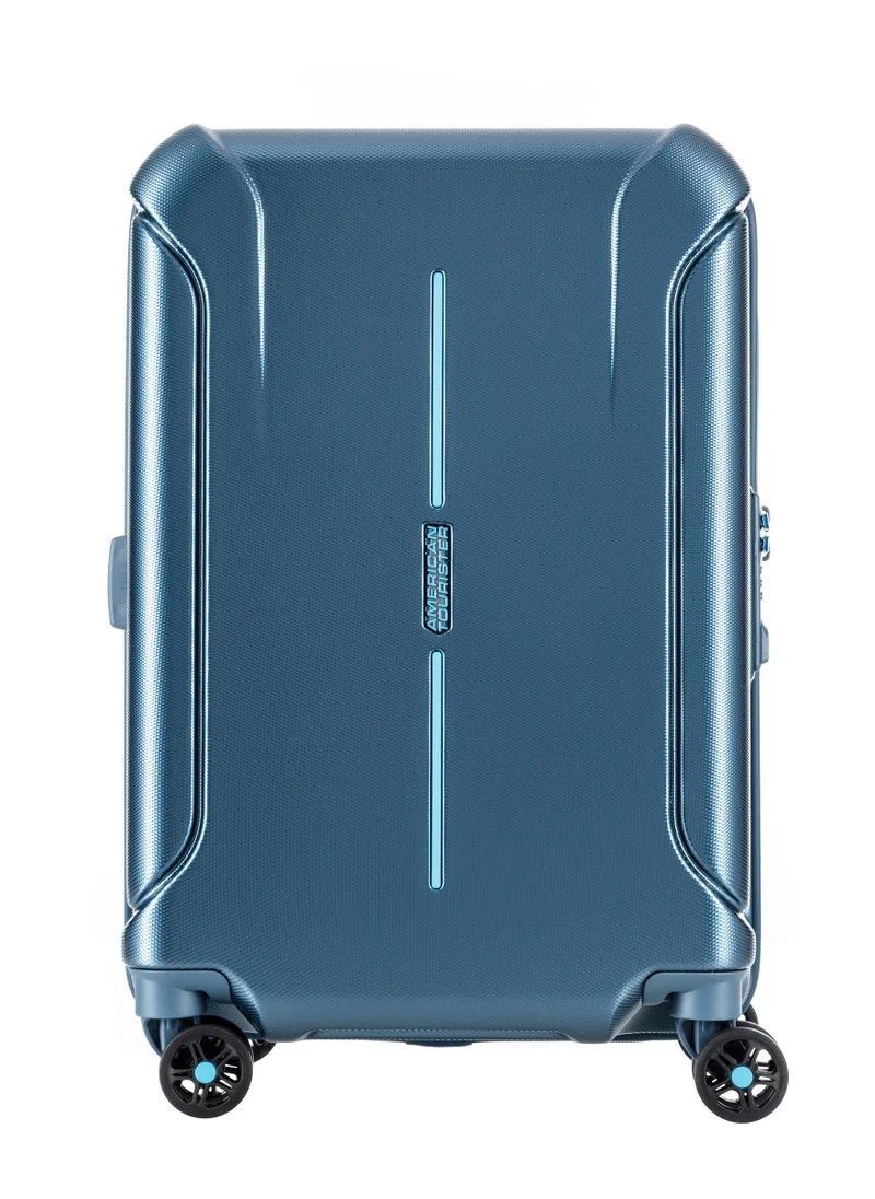 امريكان توريستر American Tourister Technum Spinner 86 cm - Metallic Blue - 3 Years Global Warranty