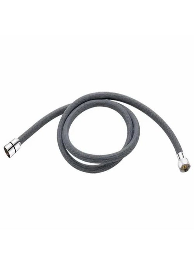 Colro Global Extra Heavy Polyamide Flexible Shower Hose (1-Meter) - Grey Non-Rusting Tube for Health Faucet, Bidet, and Hand Shower, Anti-Tangle Universal G1/2 Connector - Image 4