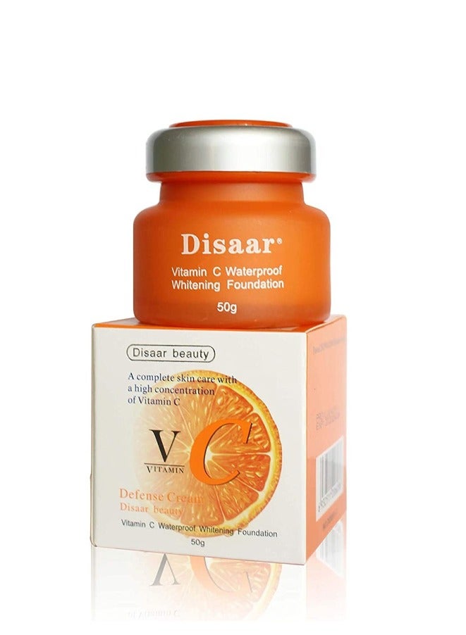 Disaar Disaar Vitamin C Waterproof Whitening Foundation Orange 50g