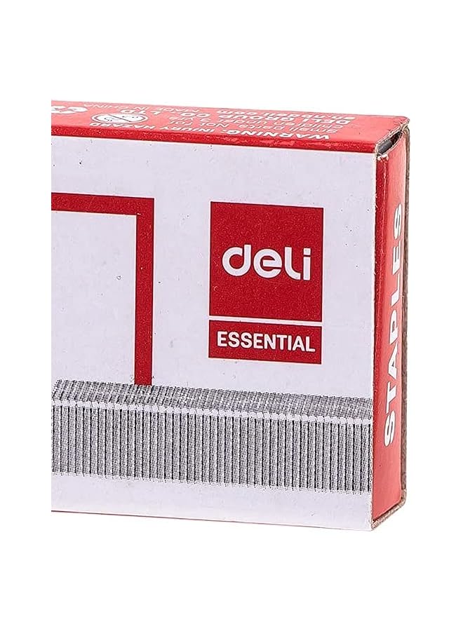 Deli E0010N Staples Box No.10 20 Pieces Silver - Image 3