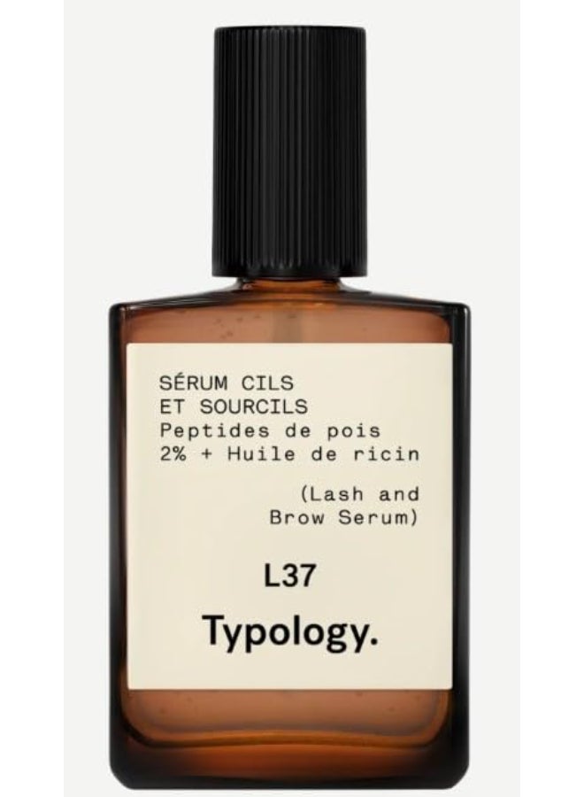 Typology Eyebrow Eyelash Serum with 2 Pea Peptides Castor Oil Complimentary Sheet Masque - Image 1