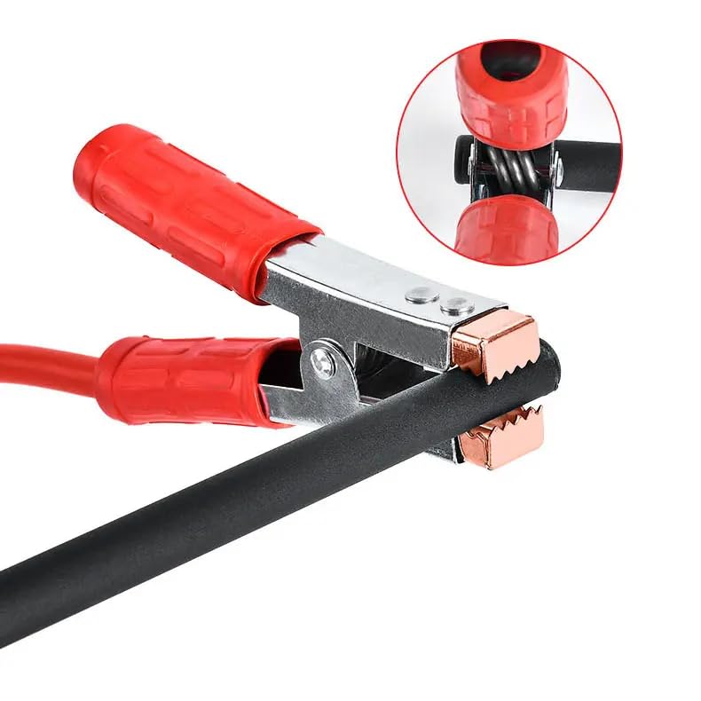 GNEY Heavy-Duty Jumper Cables 1500 amp Booster Battery Jump Starter Emergency Jumper 3 Meter Long Copper clamp Leads & Thick Battery Booster Cables for Auto Car Truck SUV - Image 2