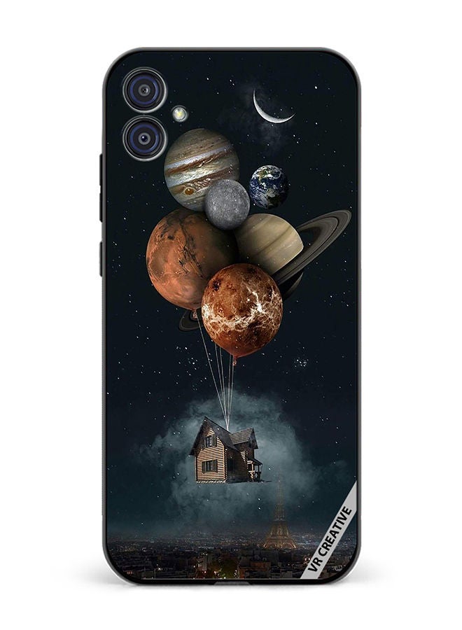 VR CREATIVE Protective Case Cover For Samsung Galaxy M04/F04 Galaxy Design Multicolour - Image 1