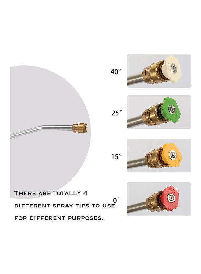 NIBEMINENT 5-Piece Car Wash Jet Lance Kit - Image 2