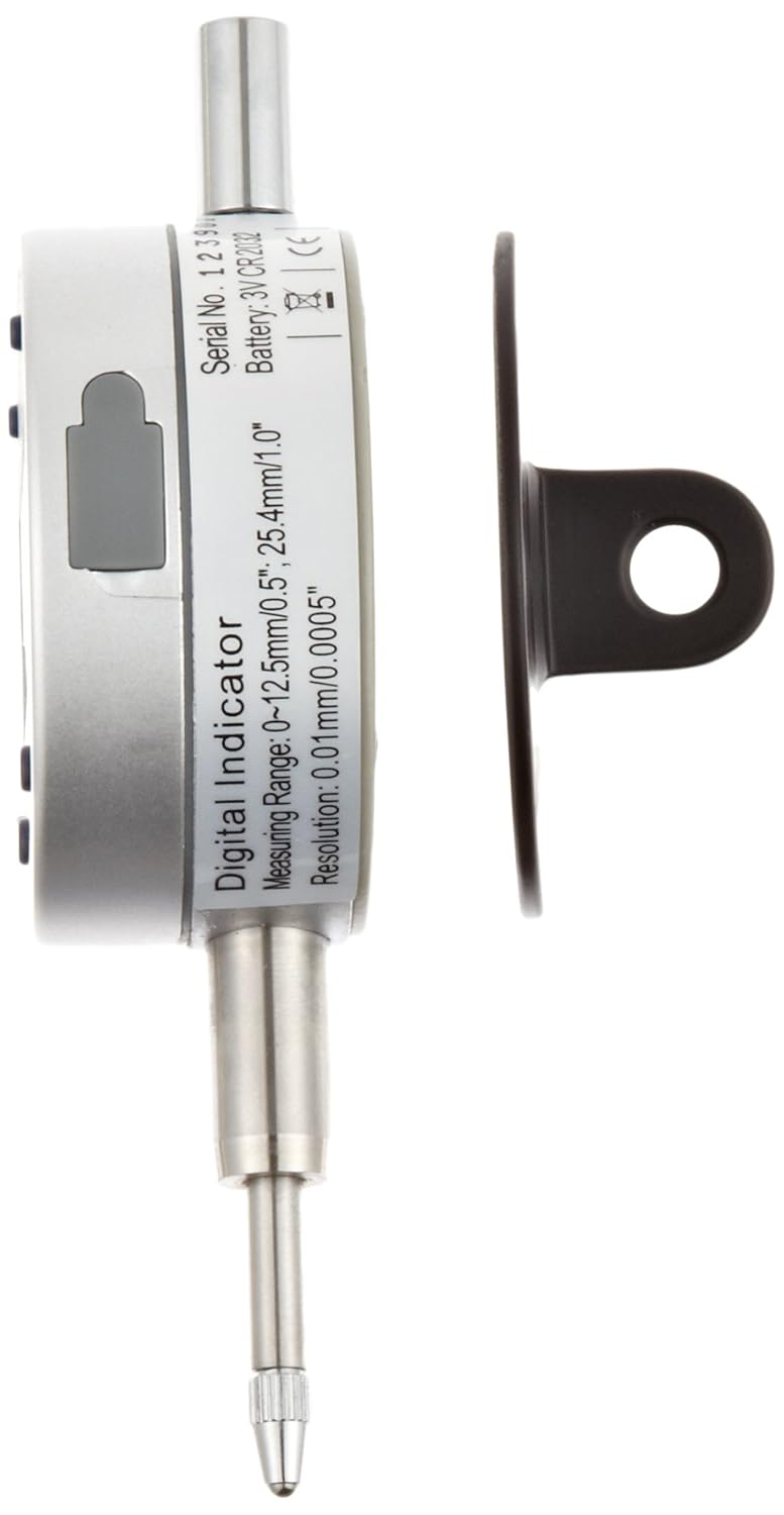 54-520-255 Direct Inch/Metric Conversion X Blue Travel Electronic Indicator, 0.5" Maximum Measuring Range