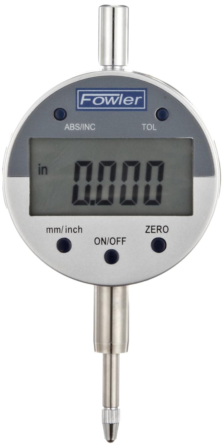Fowler 54-520-255 Direct Inch/Metric Conversion X Blue Travel Electronic Indicator, 0.5" Maximum Measuring Range - Image 1
