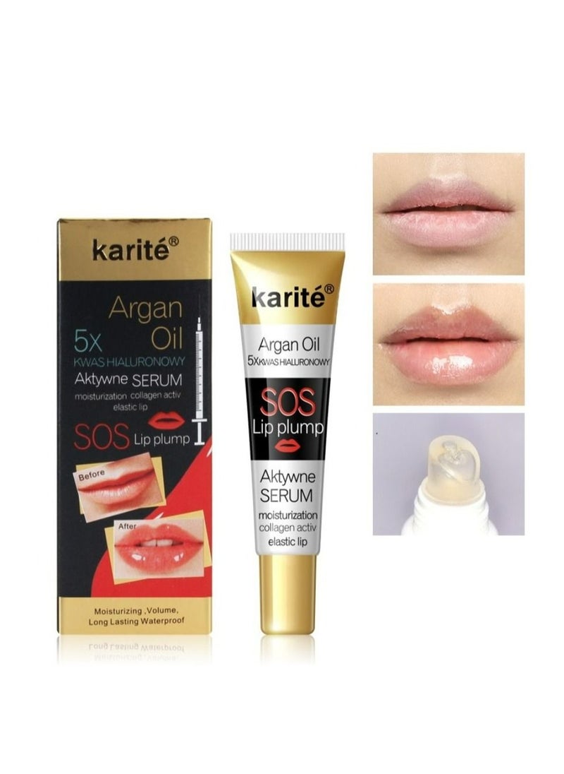 KARITE - Lip Plumper Lip Gloss Lip Maximizer Plumper Lip Extreme Volume Healthly Enhancer Hydrated Lips Moisturize Refine Dryness Wrinkles Enhances Plump Gloss - Image 1