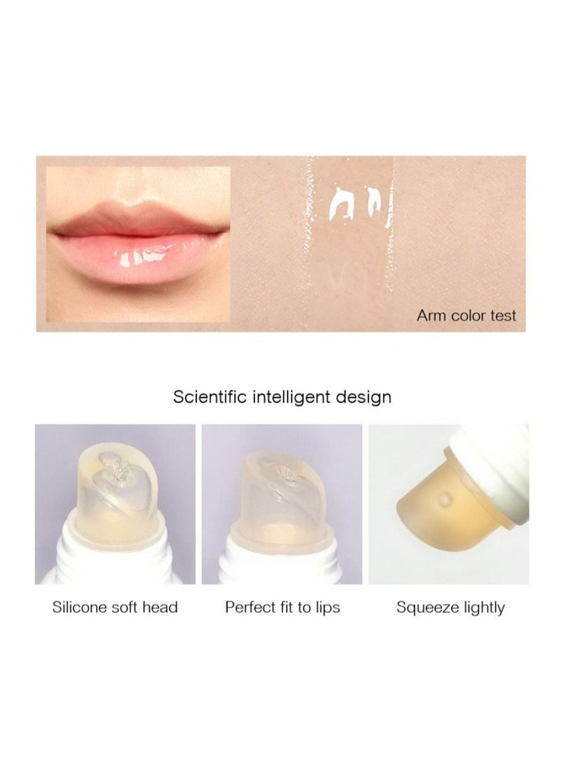 KARITE - Lip Plumper Lip Gloss Lip Maximizer Plumper Lip Extreme Volume Healthly Enhancer Hydrated Lips Moisturize Refine Dryness Wrinkles Enhances Plump Gloss - Image 1