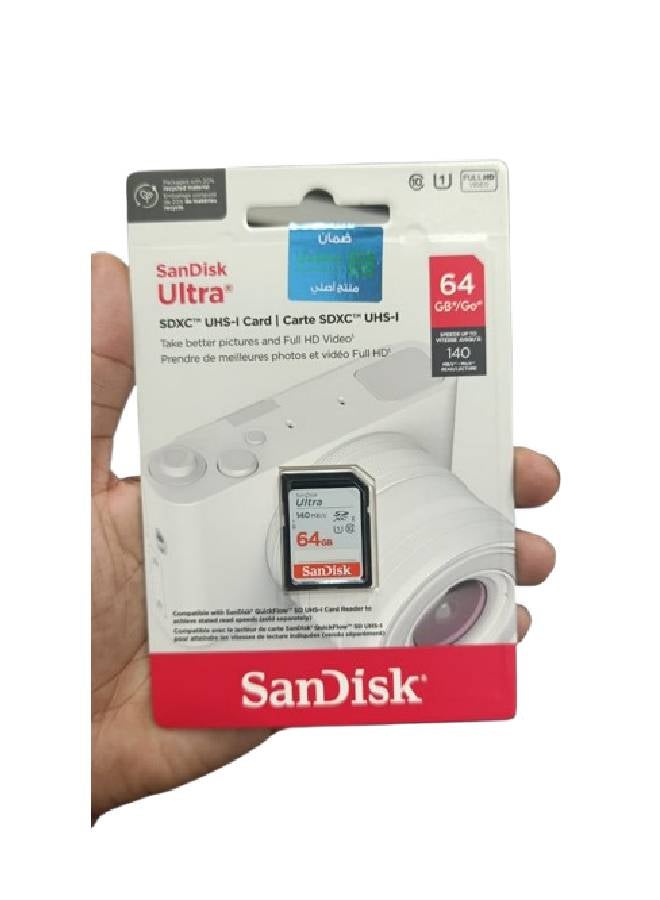 sandisk 64 GB Ultra SDXC UHS-I Card Speed Up to 140 MB/s SDSDUNB-064G-GN6IN - Image 2