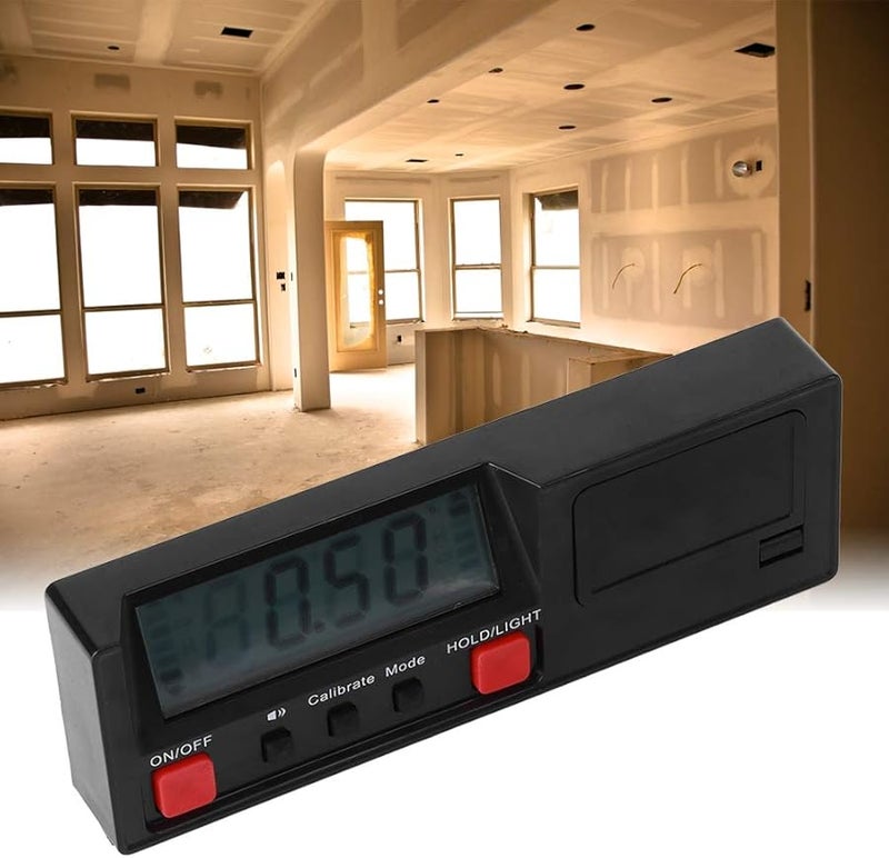 Digital Protractor Level Inclinometer 4x90 Angle Magnetic Base 0 2 Degree Accurate Woodworking Survey Equipment - Image 5