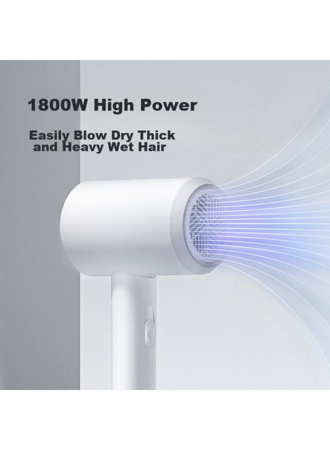 Flyco Bo Rui Hair Dryer, Home Use, High Power, Portable, Negative Ion, 1800w, Strong Airflow, Gentle Wind, Constant Temperature, Hair Protection, Quick-drying, Hot And Cold Air, Ph1629 - Image 5