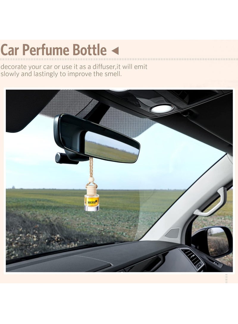 Generic Hanging Car Air Freshener, Aromatic Hanging Perfume Diffuser - JASMINE Peach 8ML  - Image 3