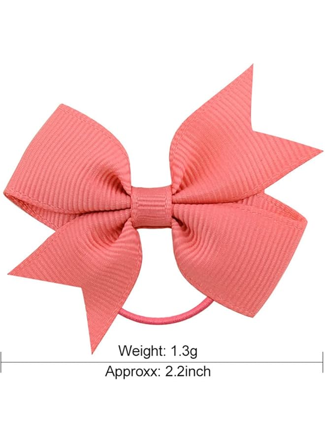 كاست ويف ربطة شعر لطيفة للبنات الصغار، ربطات شعر صغيرة مرنة، شريط مطاطي، إكسسوارات شعر للأطفال الرضع، 40 قطعة، شريط مطاطي بلون نقي للأطفال - Image 3