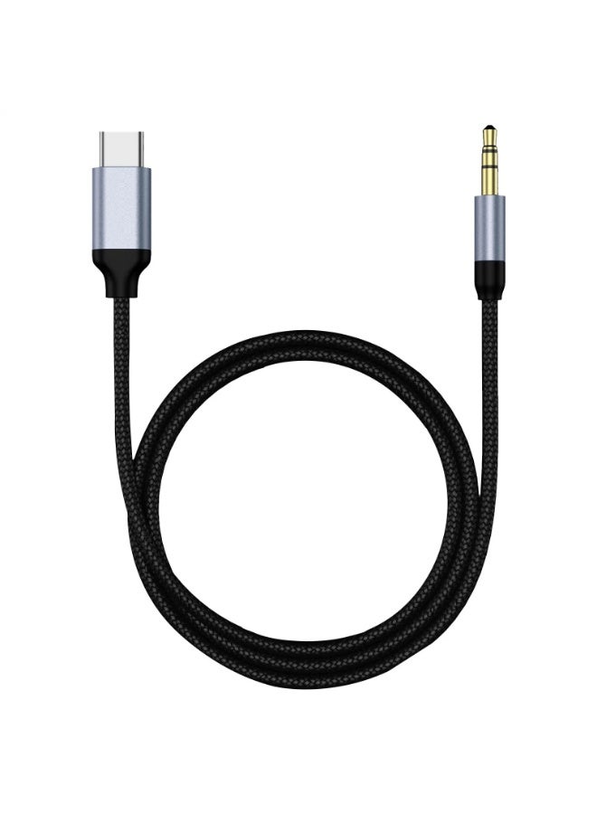 Type-C to AUX Adapter Cable for Car, Speaker, and Headphones - For Phones with Type-C Port - Image 1