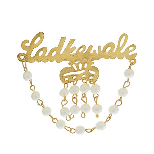 Sanvatsar Ladkewale Gold Chain Brooch/Brooch/Brooches Pin Pack for Men & Women Gold color - Image 1