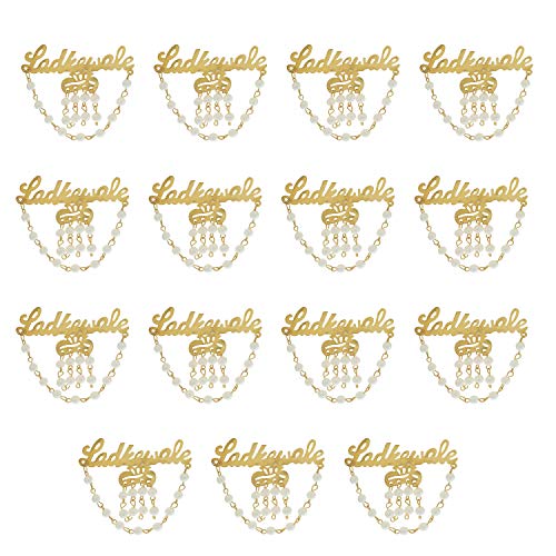 Sanvatsar Ladkewale Gold Chain Brooch/Brooch/Brooches Pin Pack for Men & Women Gold color - Image 4