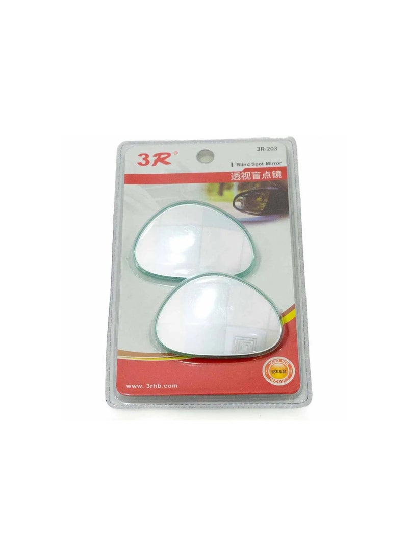 مرآة الرؤية الخلفية للنقاط العمياء مرآة سيارة قابلة للتعديل بزاوية 360 درجة عبوة من 2