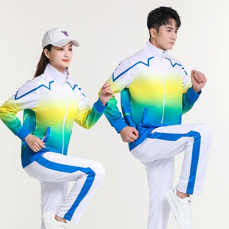 Square Dance Sports Suit Broadcasting Gymnastics Workplace Gymnastics Aerobics Hiking Team Walking Team Team Uniform