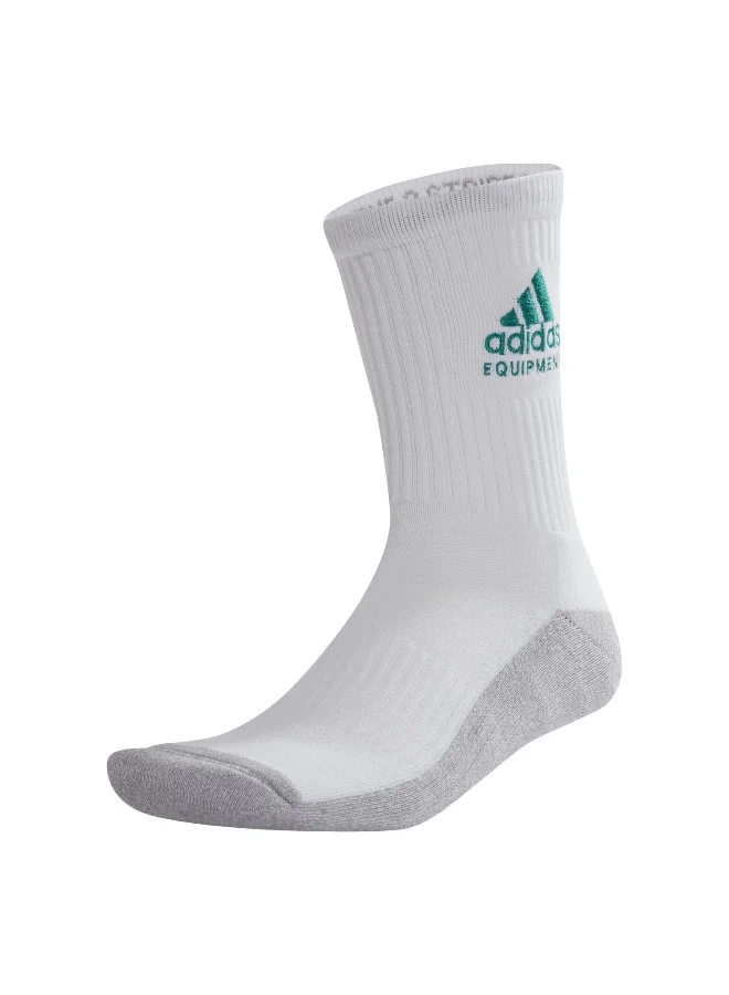 Adidas Adidas EQUIPMENT 2PP S White CASUAL Socks FOR MEN & WOMEN 11 - 12.5