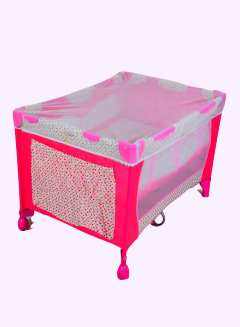 سمارت بيبي سرير أطفال آمن ومريح وجيد التهوية ومبطن وناعم وسهل التركيب - Image 2