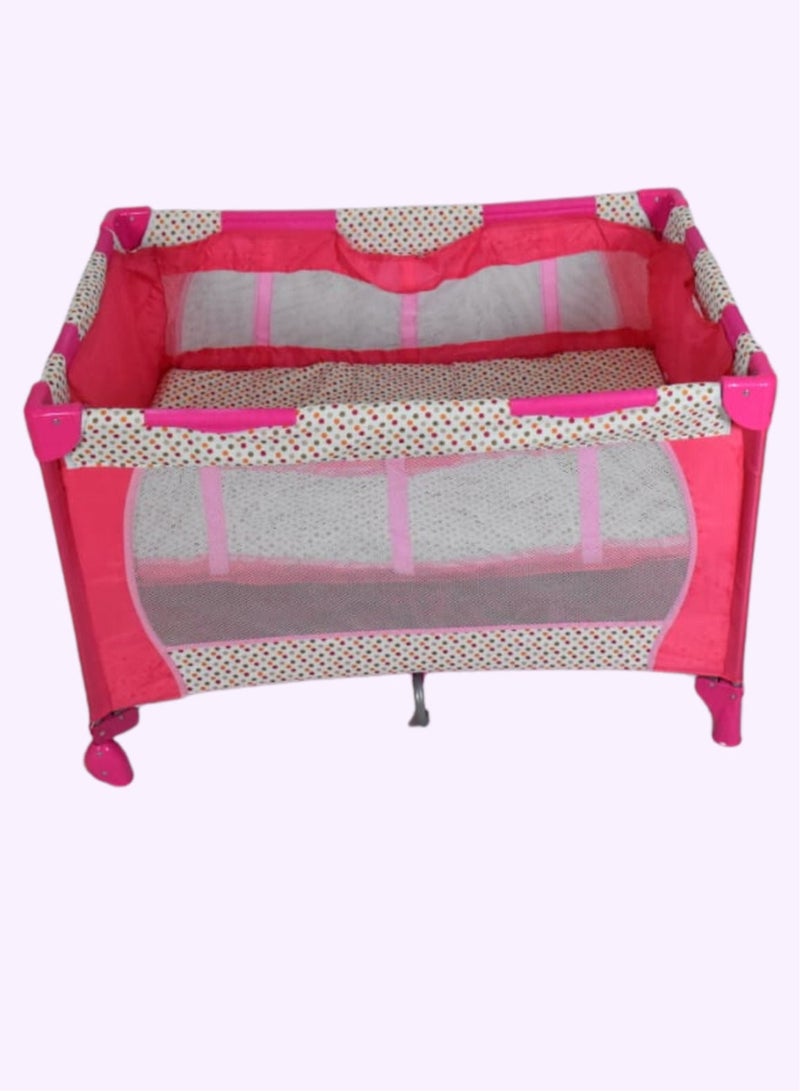 سمارت بيبي سرير أطفال آمن ومريح وجيد التهوية ومبطن وناعم وسهل التركيب - Image 3