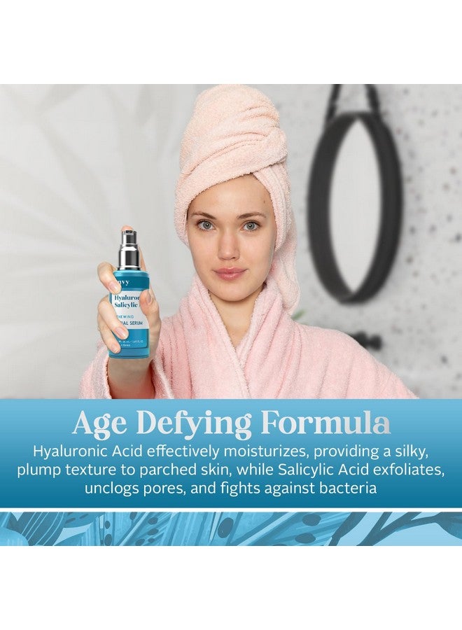 إنفي سيروم إنفي بحمض الهيالورونيك للوجه - لتنظيف المسام، وشد البشرة، وترطيبها - مُختبر من قِبَل أطباء الجلدية، مضاد لعلامات التقدم في السن، لجميع أنواع البشرة - منتجات كورية للعناية بالبشرة خالية من القسوة - 1.69 أونصة سائلة - Image 3