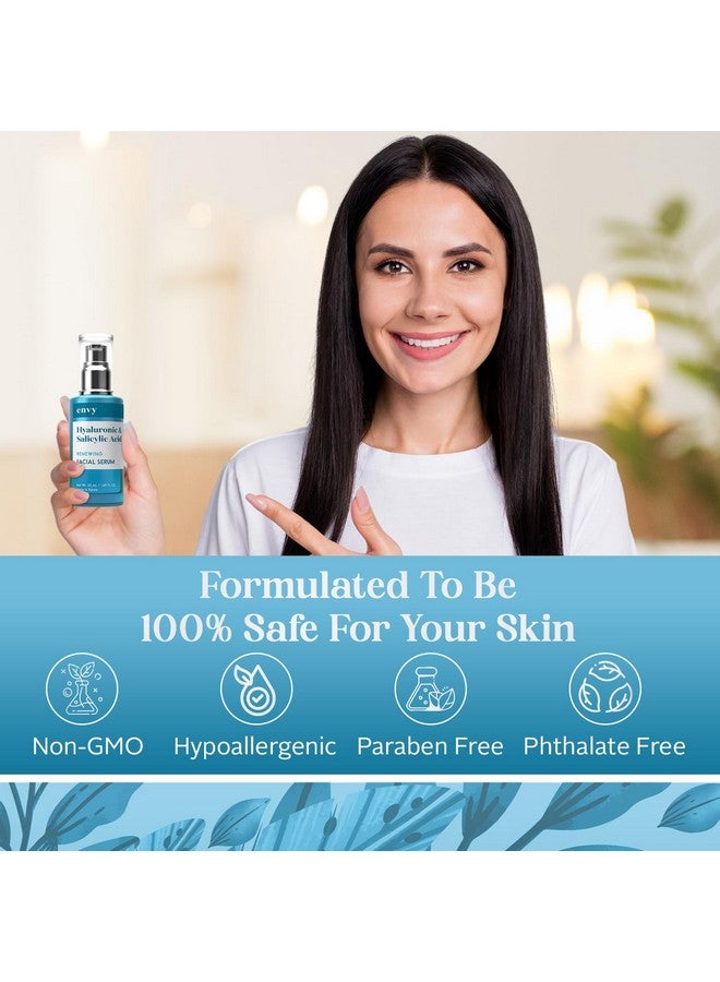 إنفي سيروم إنفي بحمض الهيالورونيك للوجه - لتنظيف المسام، وشد البشرة، وترطيبها - مُختبر من قِبَل أطباء الجلدية، مضاد لعلامات التقدم في السن، لجميع أنواع البشرة - منتجات كورية للعناية بالبشرة خالية من القسوة - 1.69 أونصة سائلة - Image 5