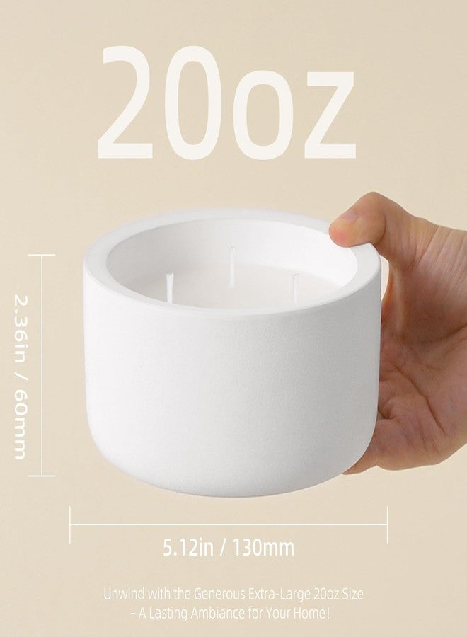 Viyffo Vanilla Cupcake Scented Candle - 20oz Ceramic Jar - Image 4